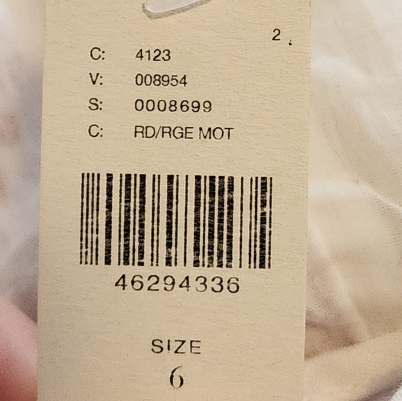 NWT Slane by Anthropologie (Ett:Twa) Cotton/linen White Wide‑Leg Pants Size 6 - Picture 3 of 9